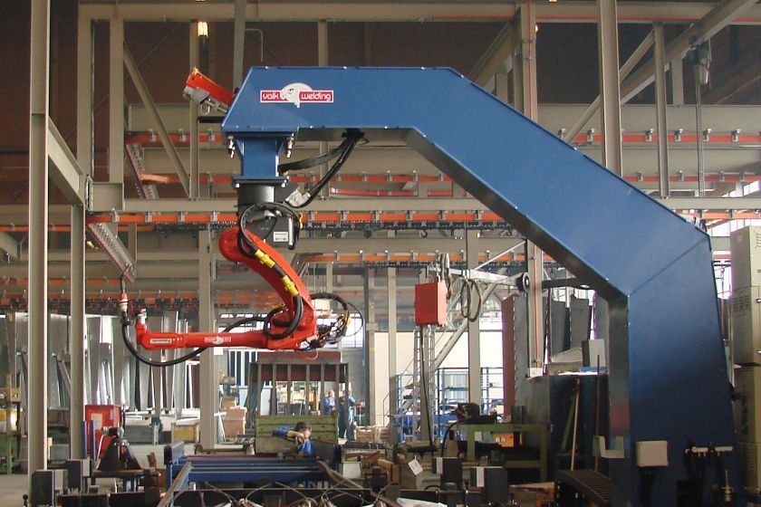 Stertil-Koni welding robot for dock and loading bay products