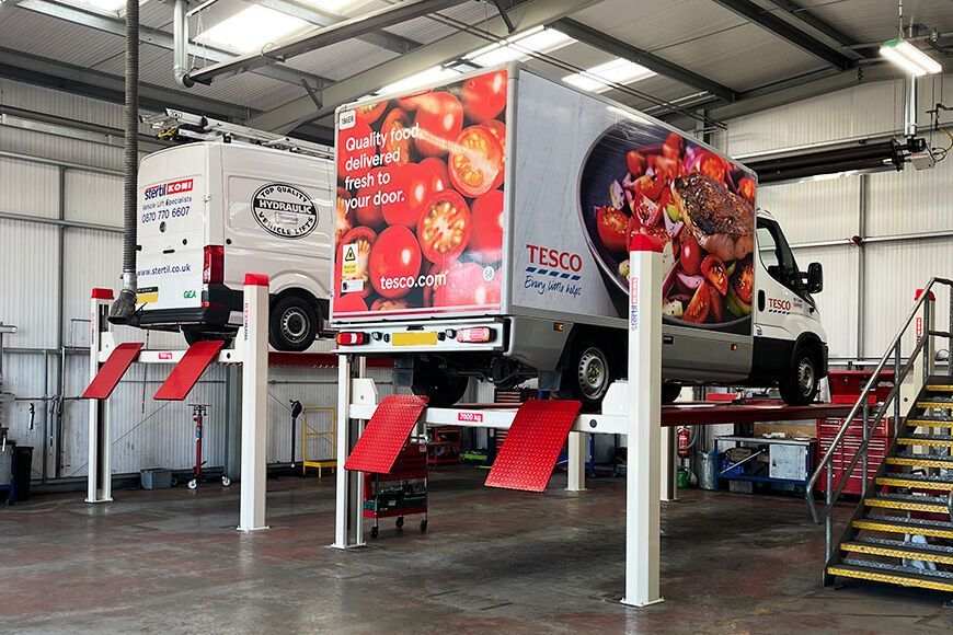 Stertil-Koni vehicle lifts