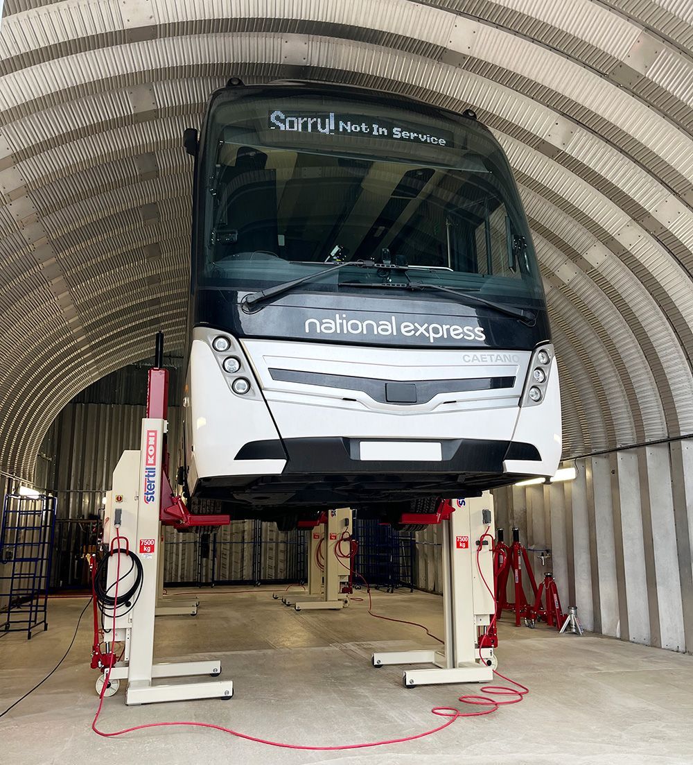 Stertil-Koni mobile column vehicle lifts