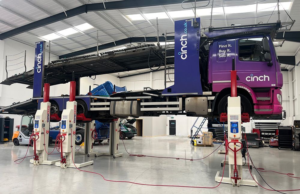 Stertil-Koni Cabled Mobile Column Vehicle Truck Lift